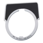 Schneider Electric - Placa de leyenda en blanco 30 mm
