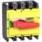 APC by Schneider Electric - interruptor seccionador Interpact INS500 3P punho vermelho/face frontal amarela