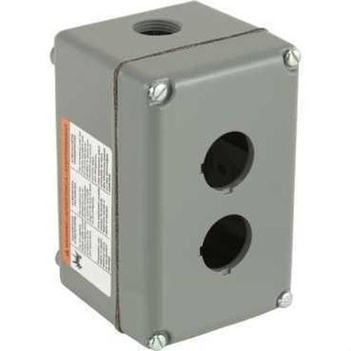 Schneider Electric - Caja aluminio 2 taladros diámetro 30mm