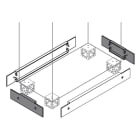 ABB - Tapa zócalo chapa 100x300mm para armario IS2