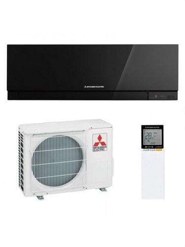 MITSUBISHI - Conjunto pared 1x1 MSZ-EF25VGK negro R32 con adaptador WIFI