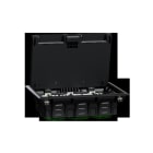 Schneider Electric - Caja de suelo L para 3 módulos dobles gris oscuro
