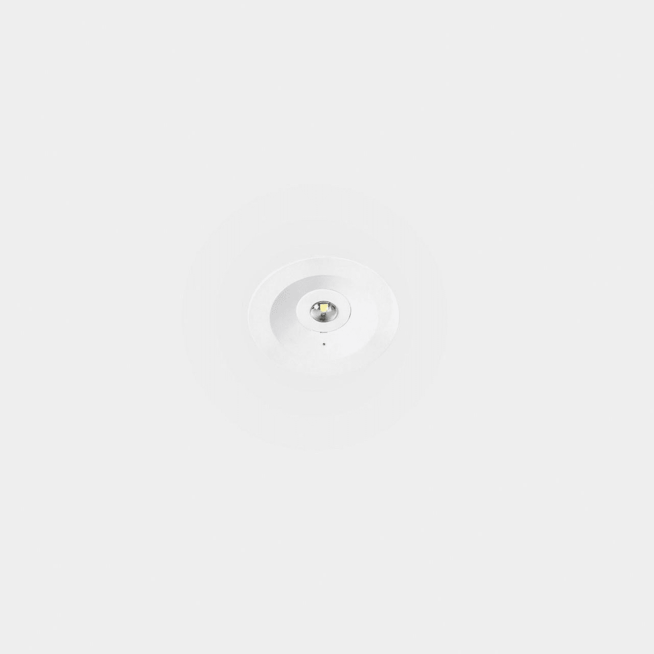 LEDS-C4 - Luminaria de emergencia REDO empotrado IP20 blanco 200lm 3h Permanente + Autotest