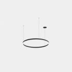LEDS-C4 - Luminaria colgante CIRCULAR 864xLED 63,5W negro mate