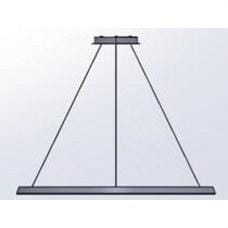 LEDS-C4 - Luminaria superficie Circular Downward Light 3000K DALI 45.6W negro 648xLED