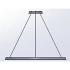 LEDS-C4 - Luminaria superficie Circular Downward Light 3000K DALI 45.6W negro 648xLED