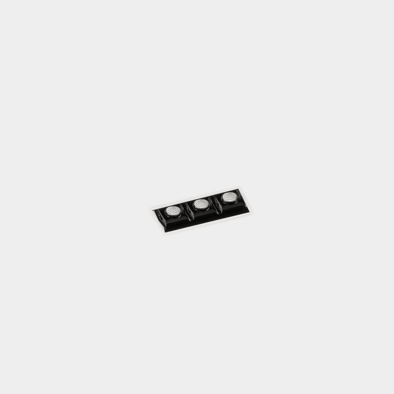 LEDS-C4 - Empotrable de techo 90-6678-14-60 BENTO 3xLED 6,1 blanco negro