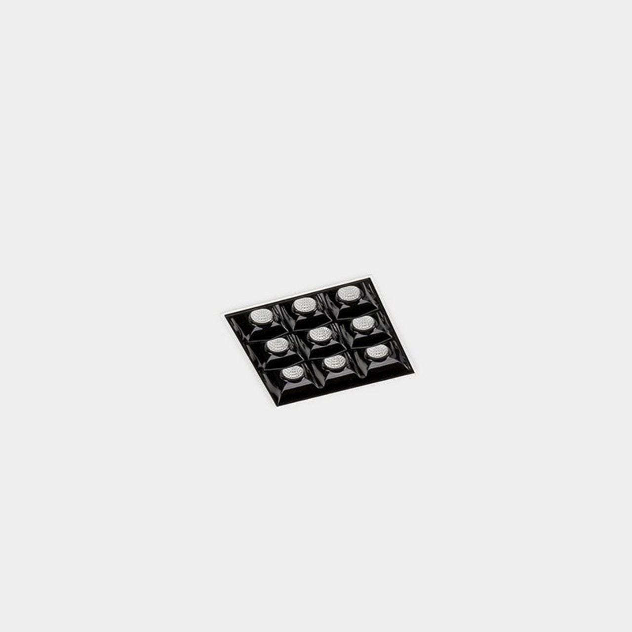 LEDS-C4 - Empotrable de techo 90-7005-14-14 BENTO 9xLED 18,3 blanco negro