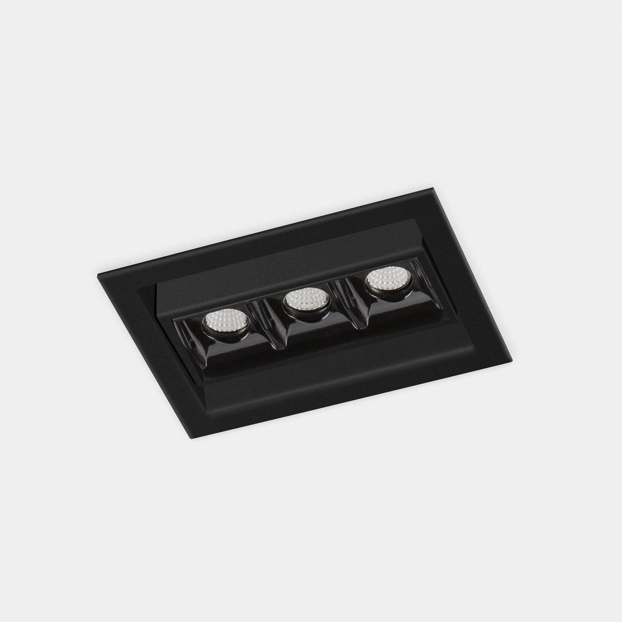 LEDS-C4 - Downlight BENTO 3 LEDS 6,1W 2700K CRI90 41,3 negro IP20 467lm