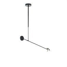 LEDS-C4 - Luminaria colgante INVISIBLE led 9W 3K DIM negro