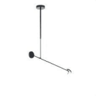 LEDS-C4 - Luminaria colgante INVISIBLE led 9W 3K DIM negro