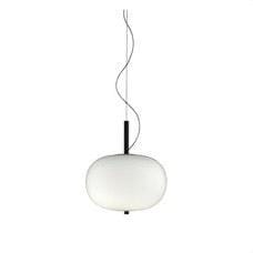 LEDS-C4 - Luminaria colgante ILARGI 8xled 8.5W blanco madera oscura