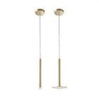 LEDS-C4 - Luminaria colgante CANDLE diámetro 116 led3W 2700K latón mate