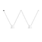 LEDS-C4 - Luminaria colgante 00-7397 ATTIC 2xE27 23 blanco mate