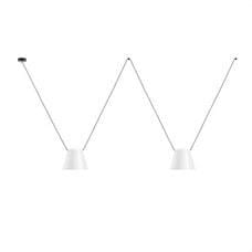LEDS-C4 - Luminaria colgante 00-7401 ATTIC 3xE27 23 blanco mate