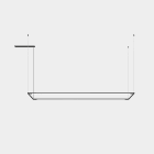 LEDS-C4 - Luminaria colgante TUBS modular LED 107,2W 3936lm 3000K negro