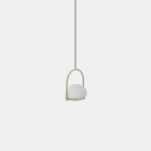 LEDS-C4 - Luminaria colgante Coco Single 1 x E14 7W oro satinado