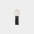 LEDS-C4 - Aplique baño IP44 MIST simple E14 7W negro metalizado