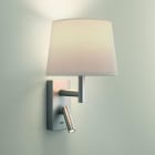 LEDS-C4 - Aplique METRICA Shade Reader E27 60W níquel satinado