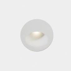 LEDS-C4 - Empotrable pared IP65 BAT redondo oval LED 2,2W 4000K 48lm blanco