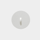 LEDS-C4 - Empotrable pared IP65 BAT redondo lineal LED 2,2W 3000K 11lm blanco