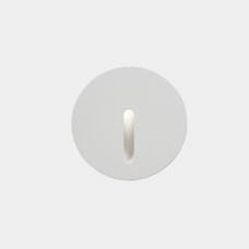 LEDS-C4 - Empotrable pared IP65 BAT redondo lineal LED 2,2W 4000K 11lm blanco