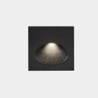 LEDS-C4 - Empotrable pared IP65 BAT cuadrado oval LED 2,2W 4000K 25lm gris urbano
