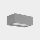 LEDS-C4 - Aplique IP65 Nemesis LED 90x220mm LED 17,5W 2700K gris 1816lm