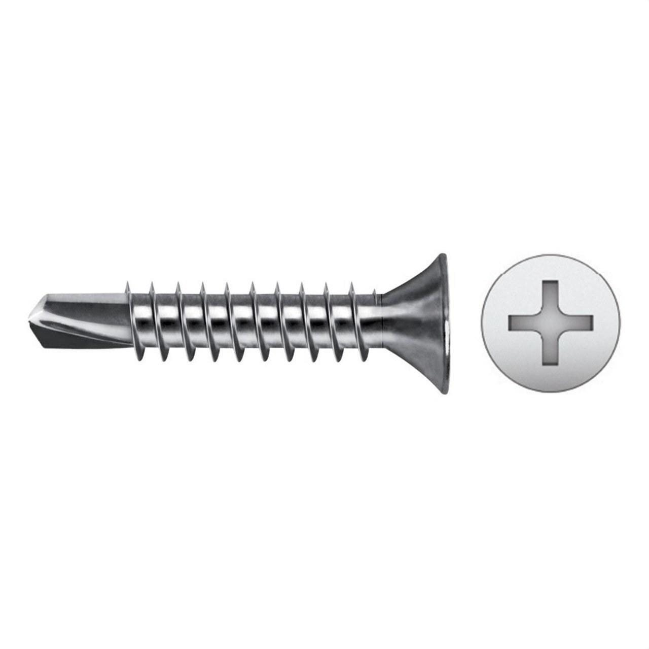 APOLO - TORNILLO ROSCA CHAPA DIN7504-P 3.5x25mm CINCADO