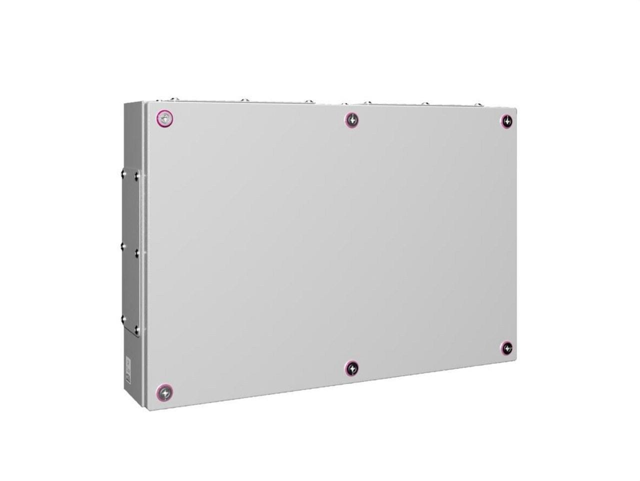 RITTAL - Caja de borne KX 600x400x120mm chapa de acero con placa entrada cables