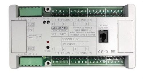 FERMAX - DECODER AUDIO MDS 8 SALIDAS