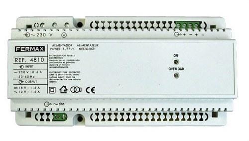 FERMAX - ALIMENTADOR 12VAC-1,5A/18VDC-1,5A DIN10
