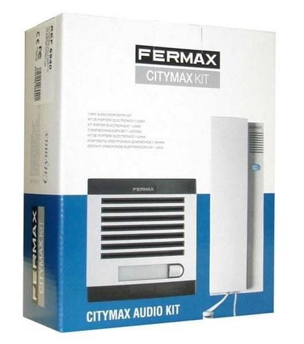 FERMAX - Kit portero CITYMAX 1L AG 230V con teléfono, blanco
