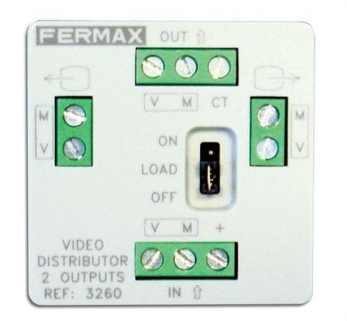 FERMAX - Mini distribuidor video para 2 salidas