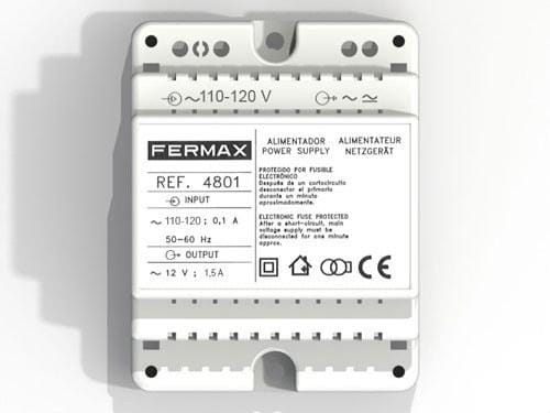 FERMAX - Alimentador DIN4 110-120VAC/12VAC-1 5A