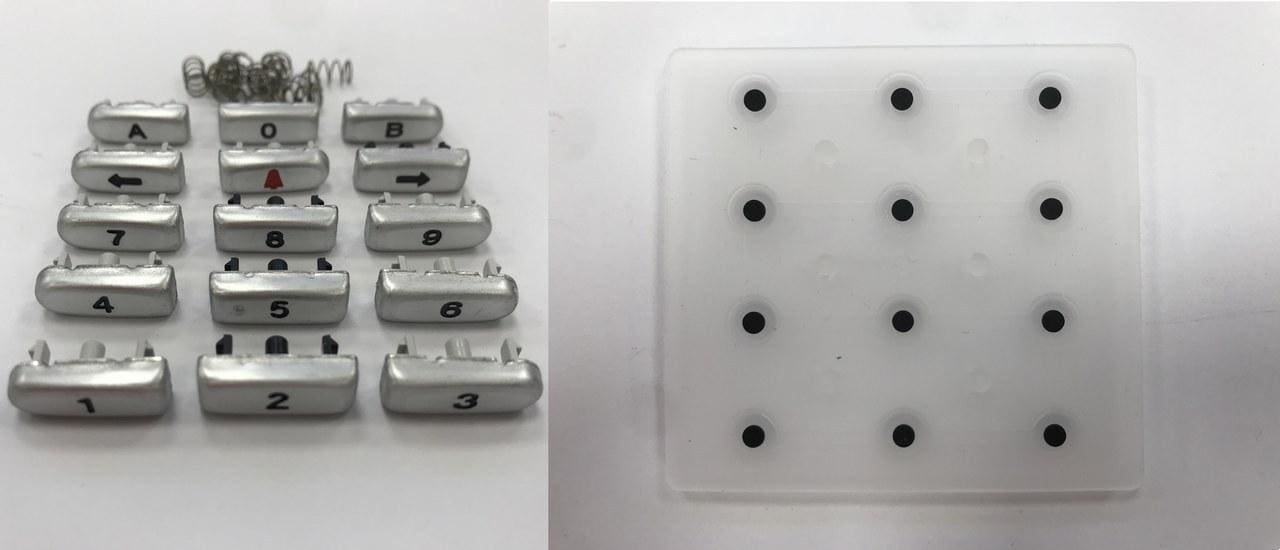 FERMAX - SET TECLAS TECLADOS CITY CLASSIC