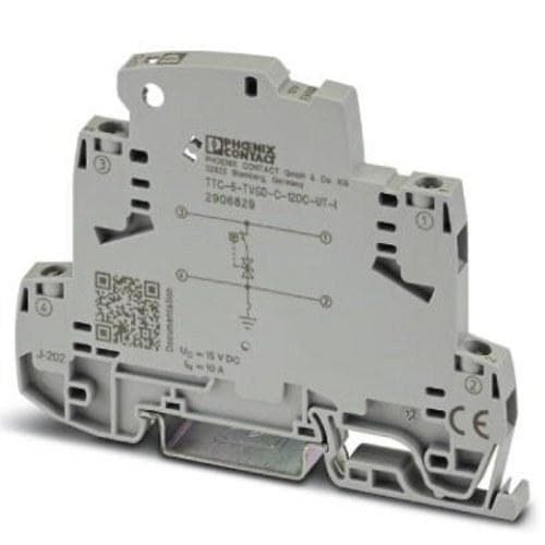 PHOENIX CONTACT - Protección fina contra sobretensiones TTC-6-TVSD-C-12DC-UT-I