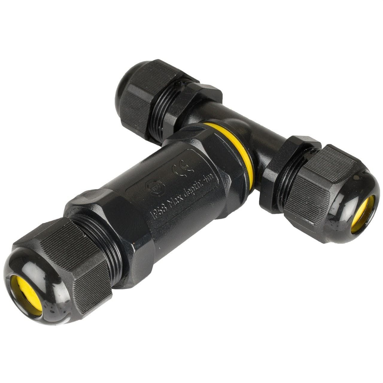 SOLERA - Conector derivador en T IP68 4m instalacion permanente 33x115x100mm