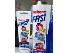 FISCHER - Silicona speed 280ml blanca 280ml (Cartucho 1u)