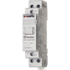 FINDER - Telerruptor modular/ interruptor unipolar 1NA 16A SERIE 20, montaje carril 35mm, 230V AC contactos AgSnO2