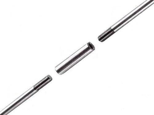 FINDER - Empalme para electrodos en acero inoxidable SERIE 72, rosca M4