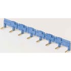 FINDER - Puente de 8 terminales SERIE 95 para zócalos 95.83/95.85/95.93/95.95/95.63/95.65, azul, 10A 250V
