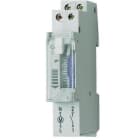 FINDER - Interruptor horario diario SERIE 12 ancho de 17,5mm, 1 NA 16A, 230V A, reserva de marcha