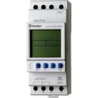 FINDER - Interruptor horario digital semanal SERIE 12, ancho de 35,8mm, 1 contacto conmutado, 16A, 230V AC, con reserva de marcha