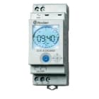 FINDER - Interruptor horario digital SERIE 12, NFC, ancho 35mm, 1 contacto conmutado 16A, 110/230V AC/DC reserva de marcha (emb.1u)