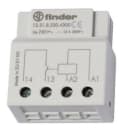 FINDER - Relé auxiliar de interfaz monoestable SERIE 13, montaje en caja de derivación, 1NA 230V AC bornes de jaula