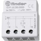 FINDER - Telerruptor electrónico temporizado SERIE 13, montaje en caja de derivación, 1 contacto, 230V AC