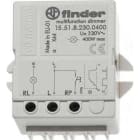 FINDER - Dimmer SERIE 15, montaje en panel o caja de derivación, 1 salida carga 400W, 230V AC 50Hz