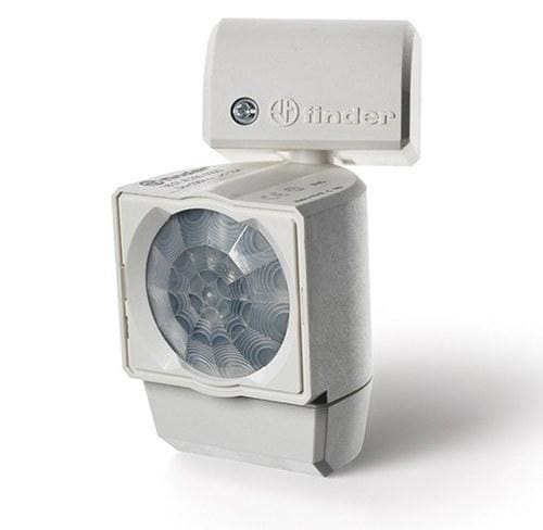 FINDER - Detector de movimiento SERIE 18, para instalación en interiores montaje en pared, interruptor unipolar 1NA 10A, 120/230V AC (emb.1u)