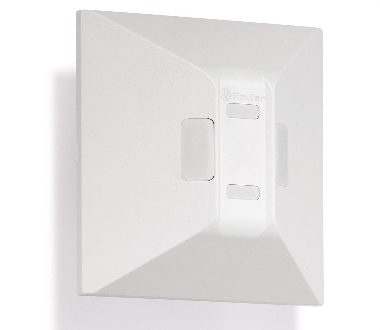 FINDER - Detector de movimiento de pared SERIE 18, interruptor unipolar 1NA 10A, 110/230V AC, contacto libre de potencial